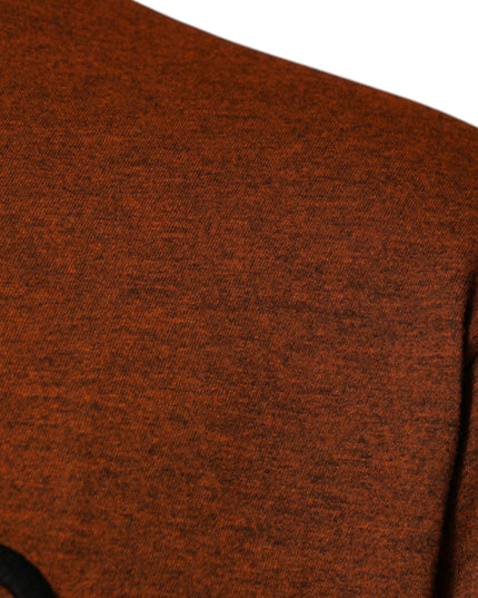 Dolce & Gabbana Brown DG Logo Cotton Crew Neck T-shirt