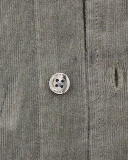 GF Ferre Green Button Front Cotton Casual Shirt