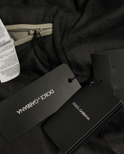 Dolce & Gabbana Beige Leather Jacket Biker Coat