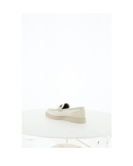 Brunello Cucinelli Beige Loafers Shoes