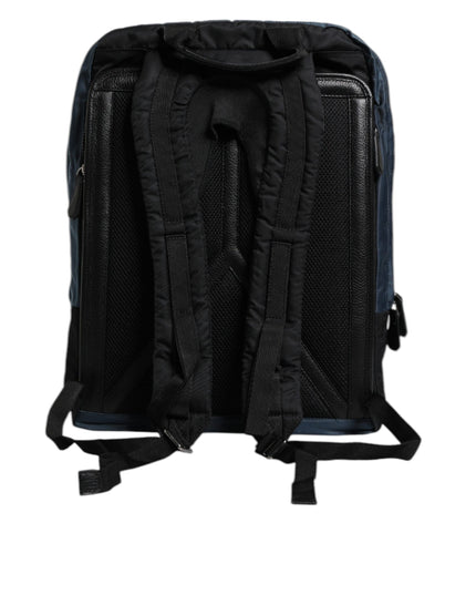Dolce & Gabbana Black Nylon DG Logo School Backpack Bag