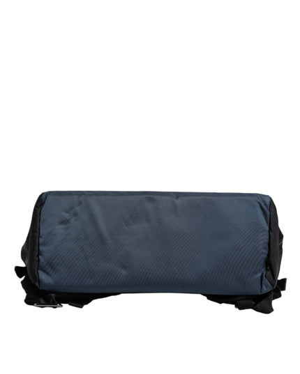 Dolce & Gabbana Black Nylon DG Logo School Backpack Bag