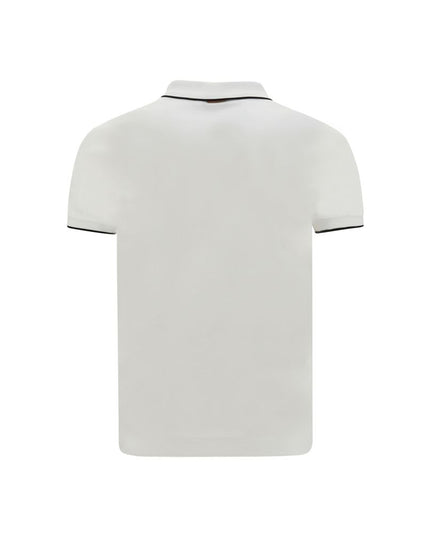 ZEGNA White Elastane Polo Shirt