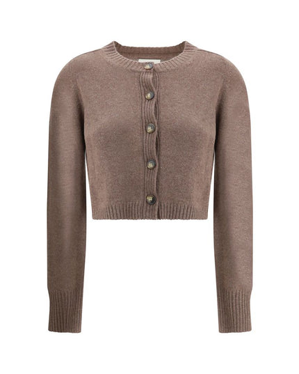 Loulou De Saison Brown Cashmere Cardigan