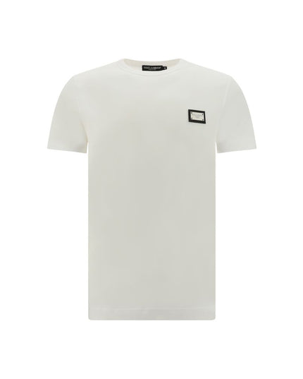 Dolce & Gabbana White Cotton T-Shirt