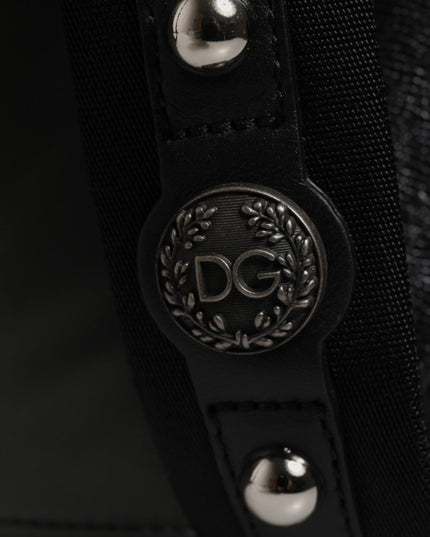 Dolce & Gabbana Gray Nylon Prince Forever School Travel Backpack Bag