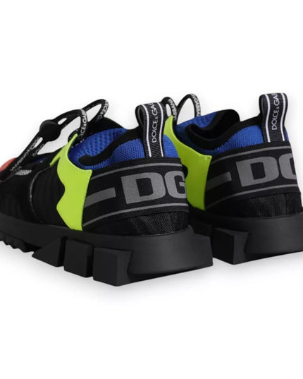 Dolce & Gabbana Multicolor Mesh Sorrento Trekking Sneakers Shoes