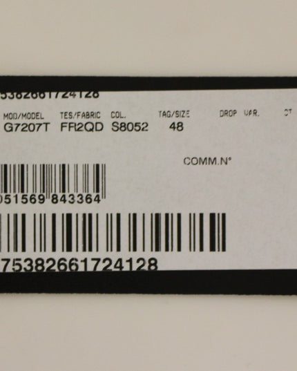 Dolce & Gabbana Gray Striped Wool Single Breasted Vest