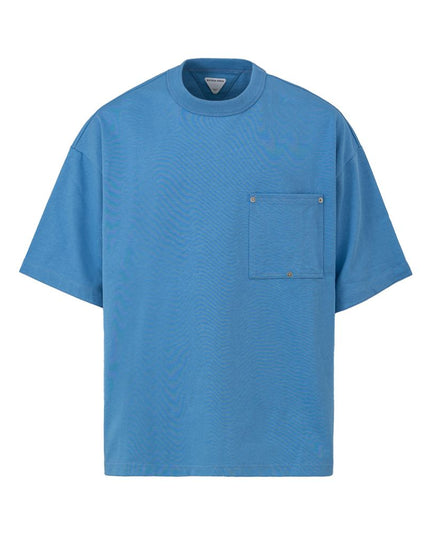 Bottega Veneta Blue Cotton T-Shirt