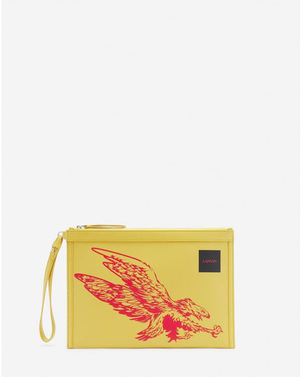 Lanvin "Yellow Leather Men Wallet"