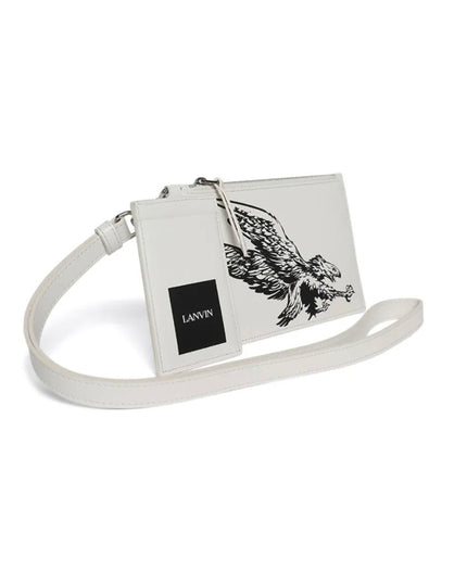 Lanvin White Leather Men Wallet