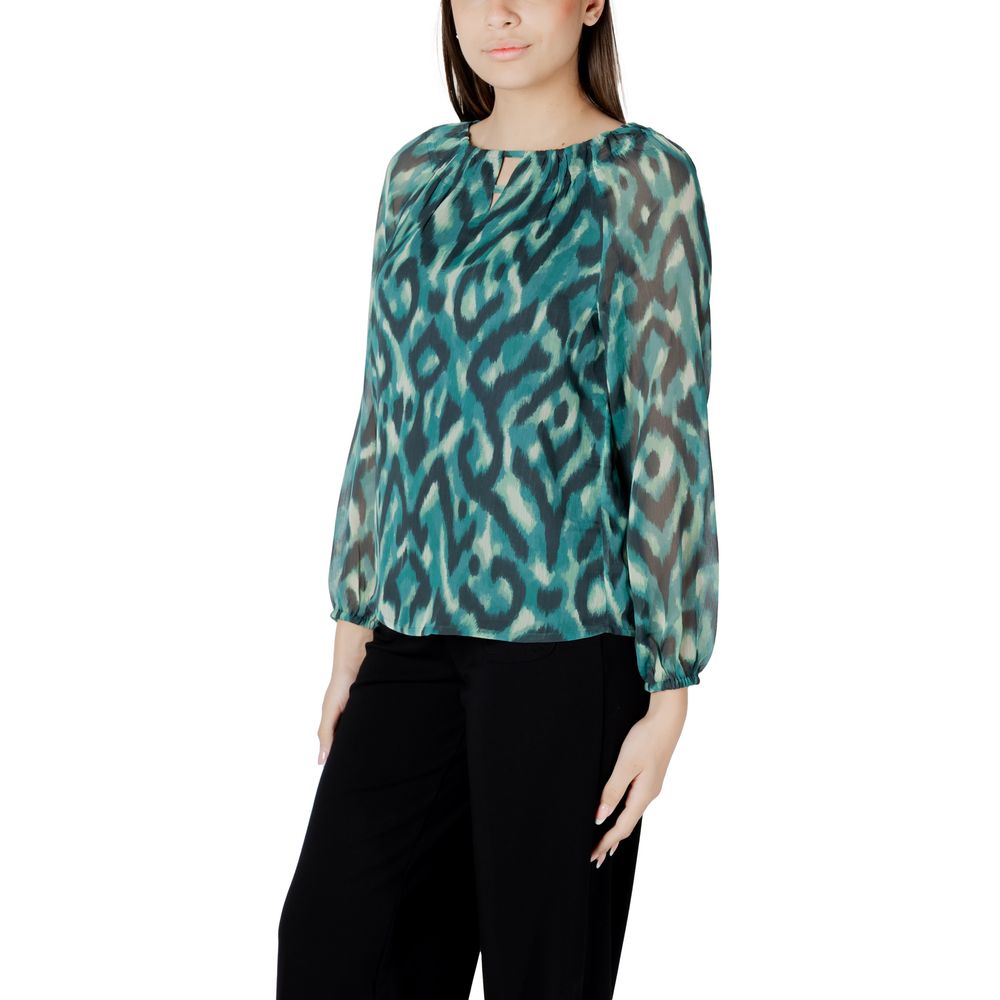 Street One Green Polyester Blouse