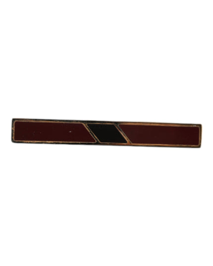 Dolce & Gabbana Multicolor Gold Tone Brass Tie Clip Bar