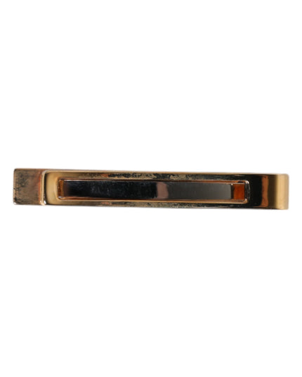 Dolce & Gabbana Multicolor Gold Tone Brass Tie Clip Bar