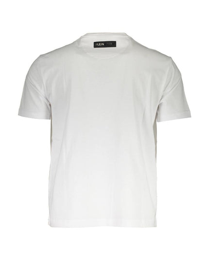 Plein Sport White Cotton Men T-Shirt