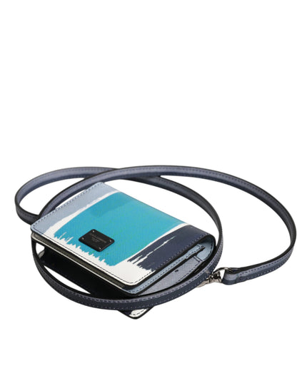 Dolce & Gabbana Multicolor Leather DG Logo Bifold Card Holder Wallet