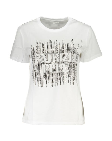 Patrizia Pepe White Cotton Women T-Shirt