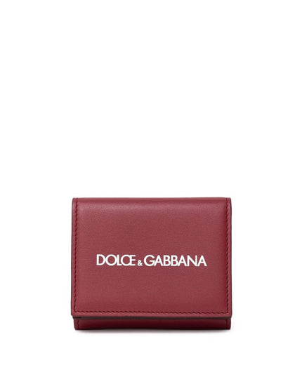 Dolce & Gabbana Red Calfskin Wallet