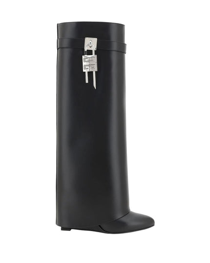 Givenchy Black Calf Leather Bos Taurus Boots