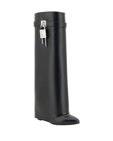 Givenchy Black Calf Leather Bos Taurus Boots