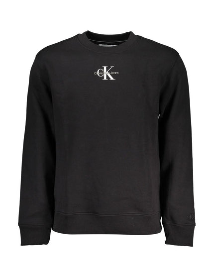 Calvin Klein Black Cotton Men Sweater
