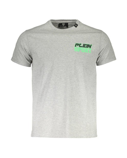 Plein Sport Brown Cotton Men T-Shirt