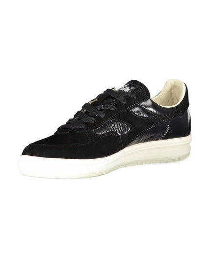 Diadora Black Leather Women Sneaker