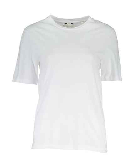 Gant White Cotton Men T-Shirt