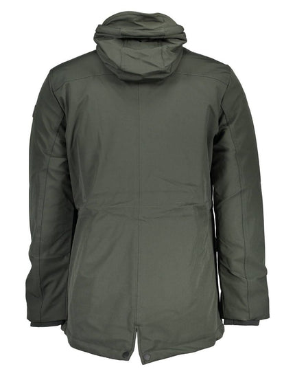 U.S. POLO ASSN. Green Polyester Men Jacket