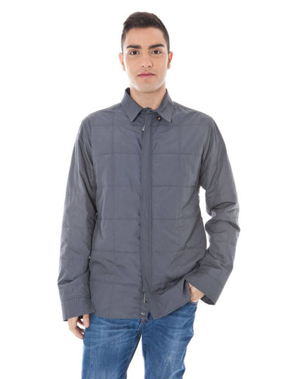 Calvin Klein Gray Polyester Men Jacket