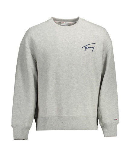 Tommy Hilfiger Gray Cotton Men Sweater