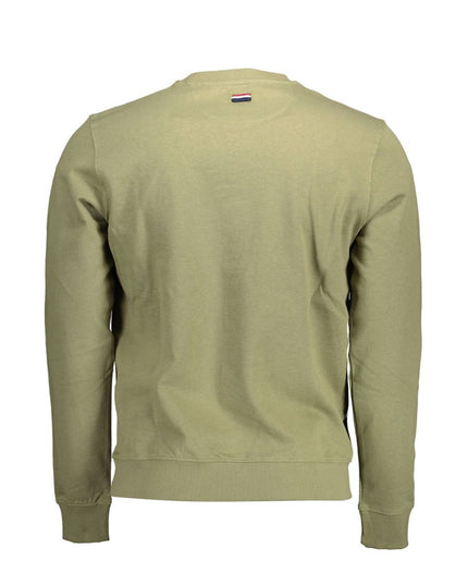 U.S. POLO ASSN. Green Cotton Mens Sweater