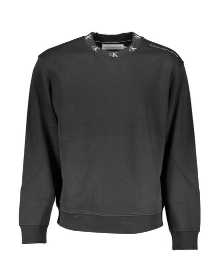 Calvin Klein Black Cotton Men Sweater