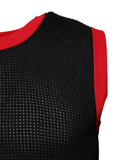 Dolce & Gabbana Black Cotton Slim Fit Round Neck T-shirt
