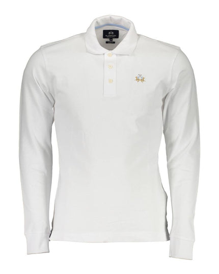 La Martina Elegant Slim Fit Polo with Embroidery Details