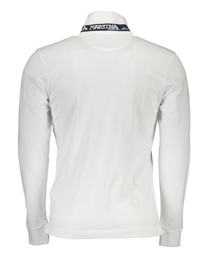 La Martina Elegant Slim Fit Polo with Embroidery Details