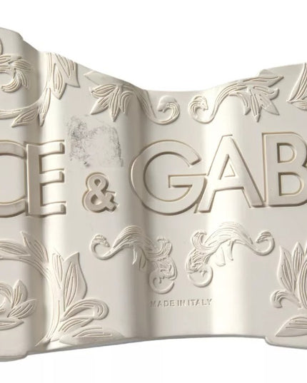 Dolce & Gabbana Sneakers White Beige Leather Sport DAYMASTER Shoes