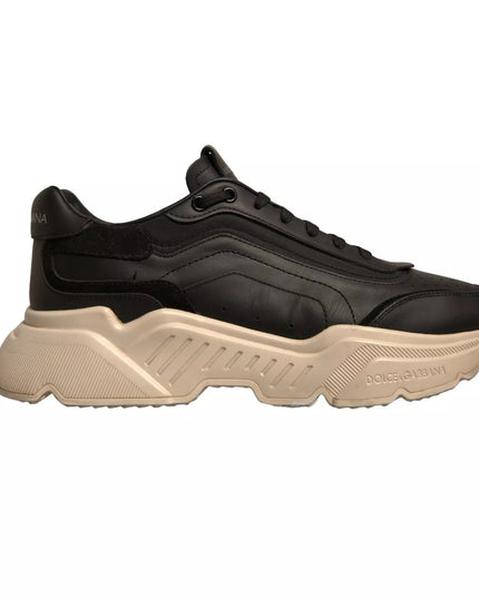 Dolce & Gabbana Black White Daymaster Low Top Sneakers Shoes