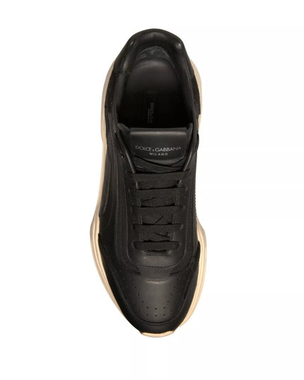 Dolce & Gabbana Black White Daymaster Low Top Sneakers Shoes