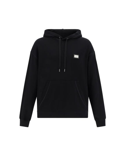 Dolce & Gabbana Black Cotton Sweatshirt
