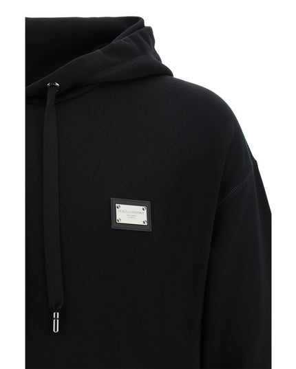 Dolce & Gabbana Black Cotton Sweatshirt