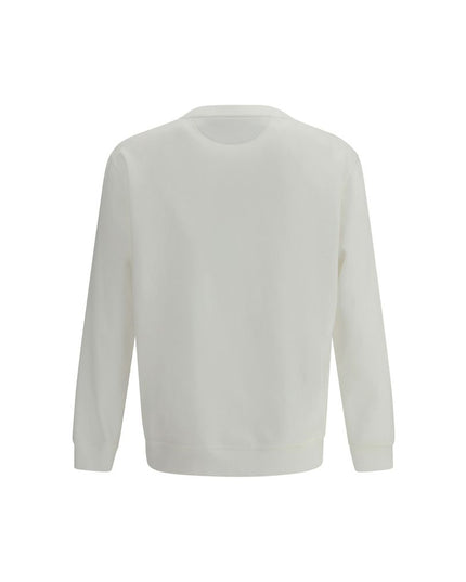 Brunello Cucinelli White Cotton Sweatshirt