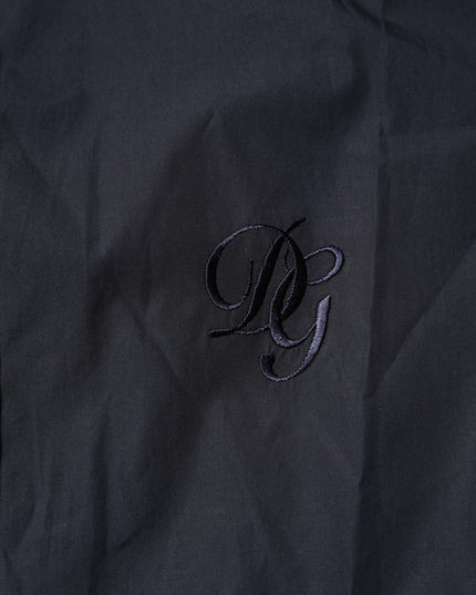 Dolce & Gabbana Dark Blue MARTINI Cotton Dress Formal Shirt