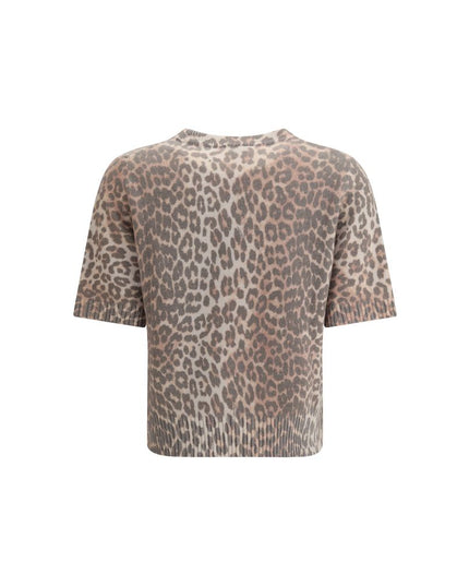 Ganni Multicolor Recycled Wool Sweatshirt