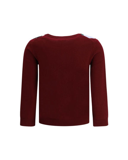 Ganni Multicolor Merino Wool Cardigan