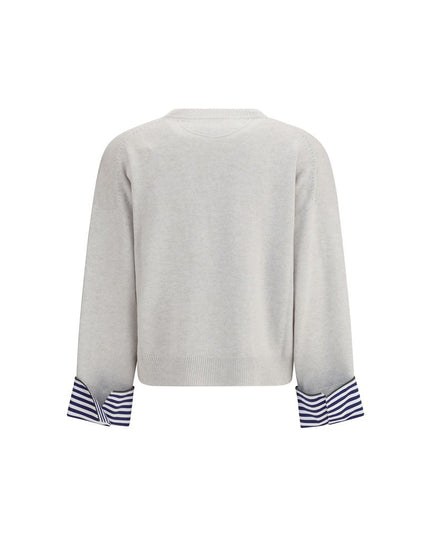 Brunello Cucinelli Gray Cashmere Cashmere Sweater