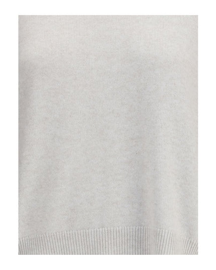 Brunello Cucinelli Gray Cashmere Cashmere Sweater