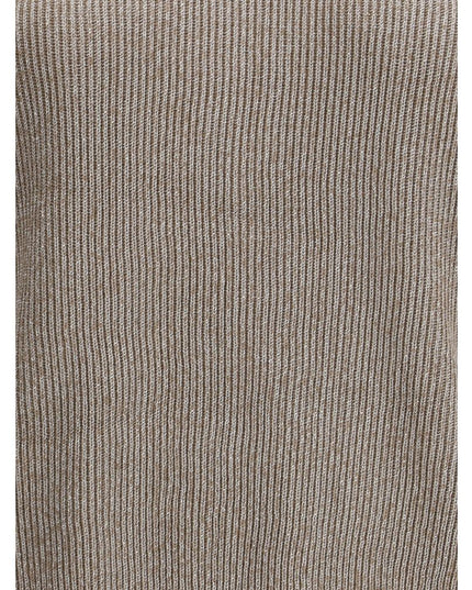 Brunello Cucinelli Beige Cotton Sweatshirt