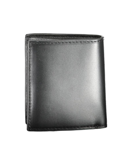 Tommy Hilfiger Black Leather Men Wallet