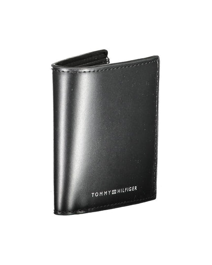 Tommy Hilfiger Black Leather Men Wallet